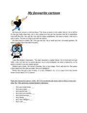 English Worksheet: Cartoons - Johnny Bravo Dexters Laboratory