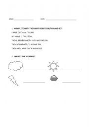 English Worksheet: English test for DSA