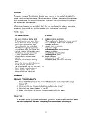 English Worksheet: Poem