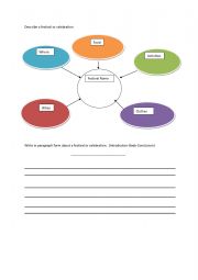 English Worksheet: Describe a Festival or celebration