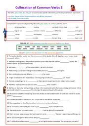 Common Verb Collocations 2