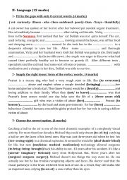 First form  Mid of Term 3 test 