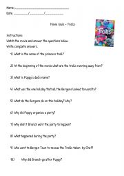 Trolls Movie Quizz 