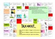 English Worksheet: Conditionals board game