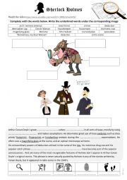 English Worksheet: Who is Sherlock Holmes
