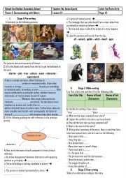 English Worksheet: 2nd Form - Lesson A2 - Fairy Tales