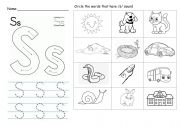 English Worksheet: Jolly phonics S