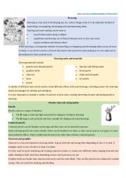 English worksheet: Drawing