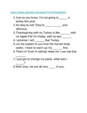 English Worksheet: 