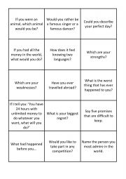 English Worksheet: CONVERSATION CLASS