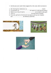 English Worksheet: speakout pre unit 8.2 phrasal verbs