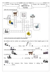 English Worksheet: Welcome to Tunisiz
