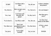 English Worksheet: Short answers - to be, can, have, 