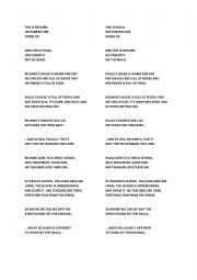 English Worksheet: The Pencilsword: On a plate 