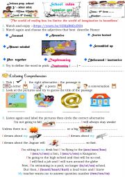 English Worksheet: school rules