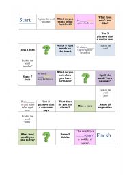 English Worksheet: Family and friends Boardgame Unit 1