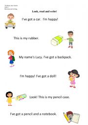 English Worksheet: Academy Stars Starter, unit 3. Revision