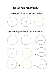 Color Mixing Activity