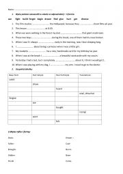 Irregular verbs- 3 forms