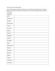 English Worksheet: Study guide