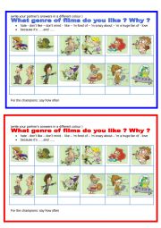 English Worksheet: Adjectives to express taste and opinion