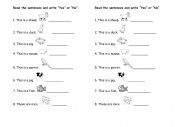 English Worksheet: Farm animals yes
o activity
