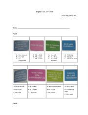 English Worksheet: icfes test