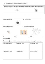 THE ATMOSPHERE AND WEATHER MEASUREMENT