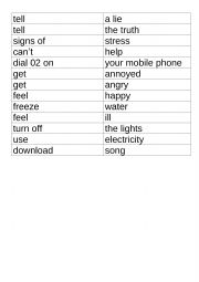 English worksheet: voc