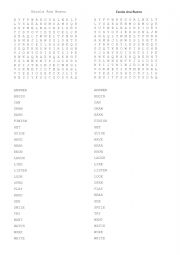 English Worksheet: wordhunt: verbs