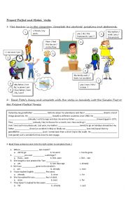 Present Perfect and Simple Past + Modals