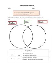 English Worksheet: Compare and Contrast (Two People)