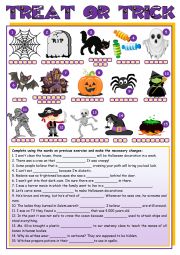 Halloween Filling in and Labeling (editable)