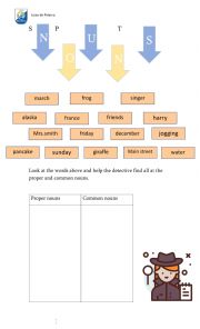 English Worksheet: Nouns