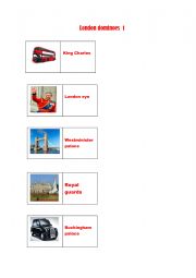English Worksheet: london dominoes 2