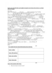 English Worksheet: Revision- grammar