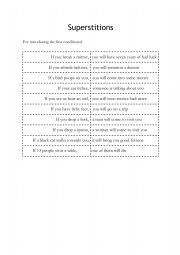 English Worksheet: first conditional