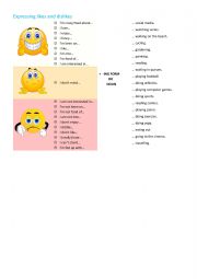 Expressing Likes and dislikes - List
