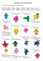 Mr Men and Little Misses