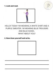 Read and write. 