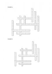 English Worksheet: Crossword Speaking The Media