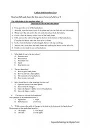 English Worksheet: exercise if procedure 