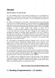 English Worksheet: End of Term Test N 2