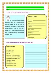 English Worksheet: Identity cars