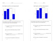 English Worksheet: Bar graph bell ringer