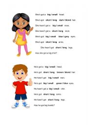 English Worksheet: english