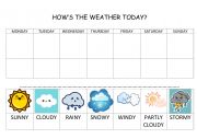 How�s the weather (cuttable worksheet)