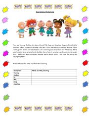 English Worksheet: Descriptions