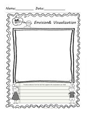 English worksheet: envision worksheet