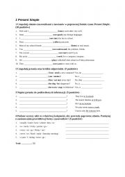 English Worksheet: Present Simple